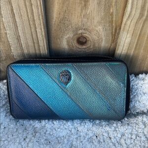 Kurt Geiger London Kensington Navy Leather Wallet
